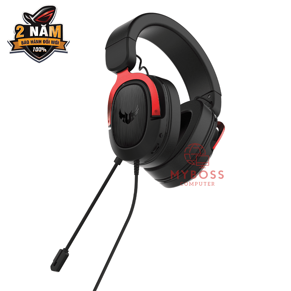 Tai nghe ASUS TUF GAMING H3 Red (Đỏ Đen)