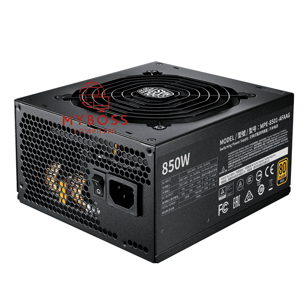 Nguồn Cooler Master MWE GOLD 850 V2 - 850W FULL Modular (80 Plus Gold)