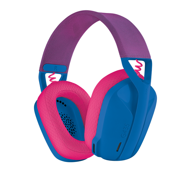 Tai Nghe Logitech G435 LightSpeed Wireless Blue Raspberry