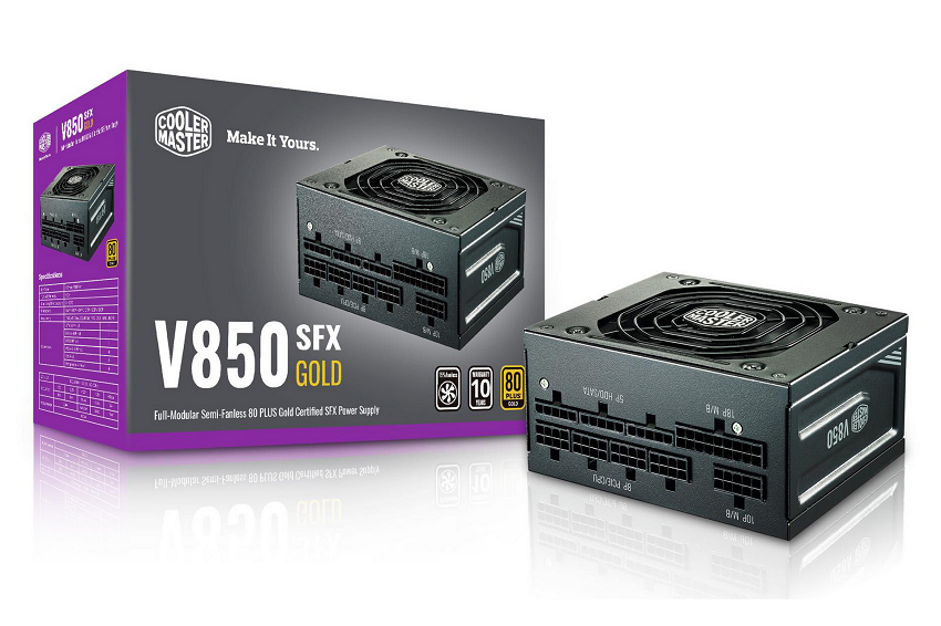 Nguồn Cooler Master V850 SFX Gold - 850W Full Modular (80 Plus Gold)