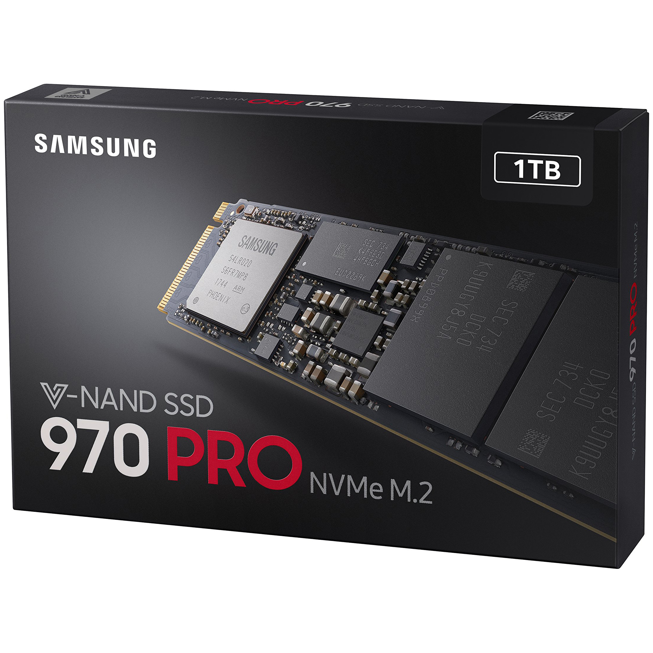 Ổ cứng PCIe Samsung 970 PRO 1TB PCIe NVMe 3.0x4 (Doc 3500MB/s, Ghi 2700MB/s)