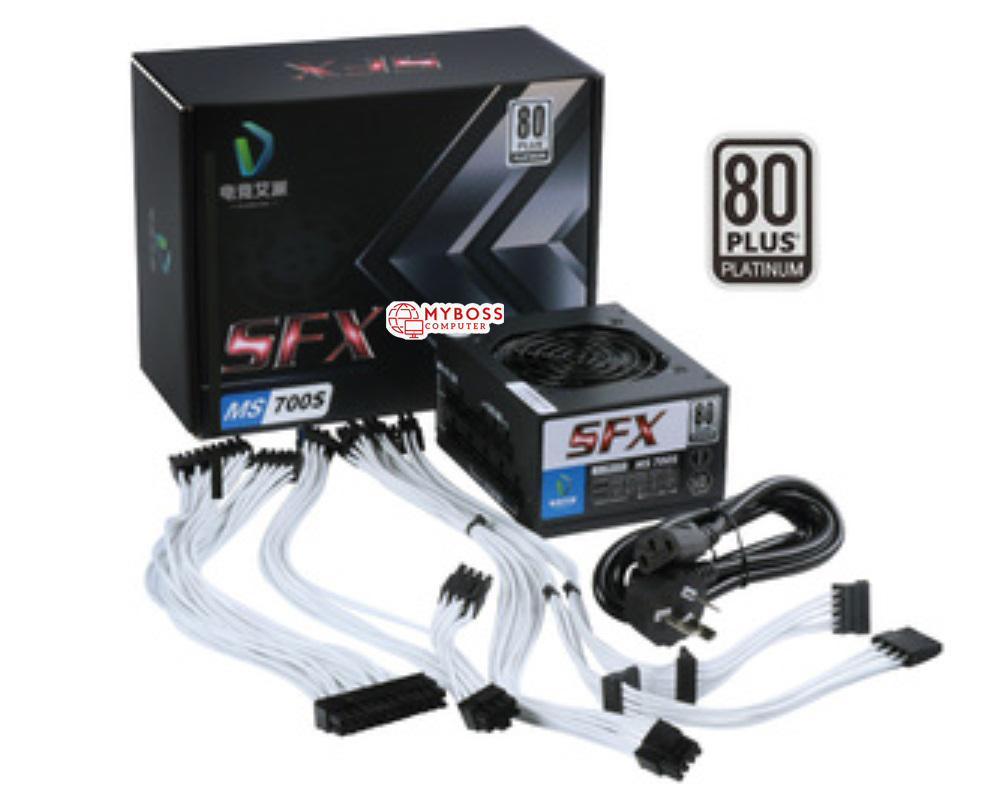 Nguồn SFX MS700S - 700W Full Modular (80 Plus Platinum SFX/Màu Đen)