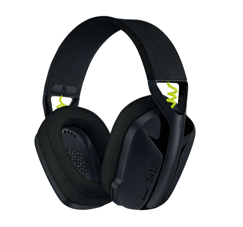 Tai Nghe Logitech G435 LightSpeed Wireless Black Neon Yellow