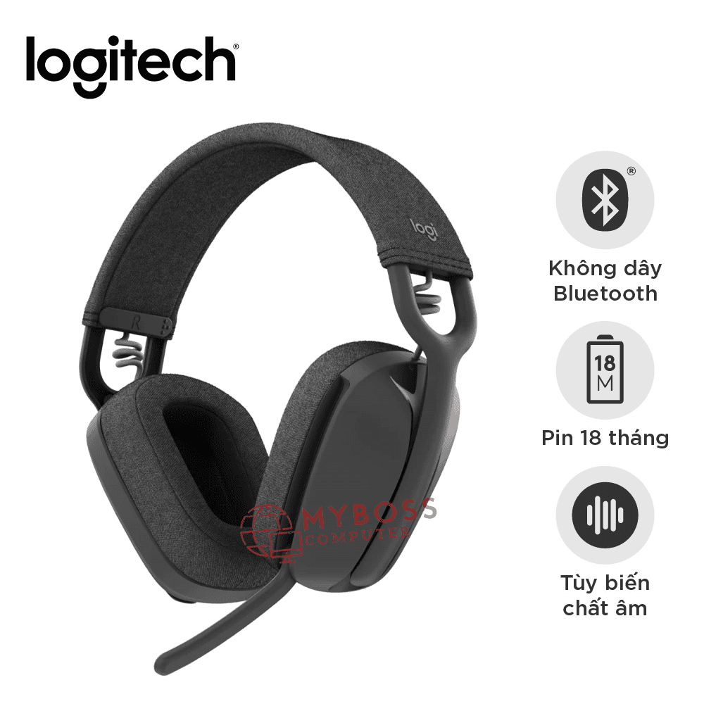 Tai Nghe Không Dây Logitech Zone Vibe 100 - Graphite