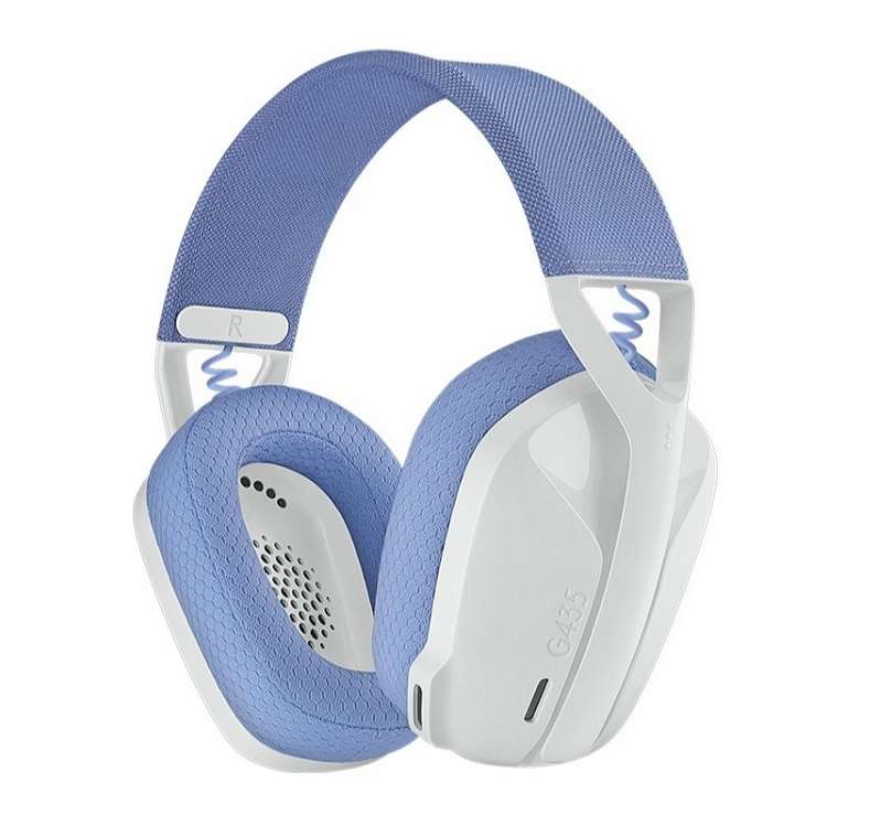 Tai Nghe Logitech G435 LightSpeed Wireless Off-White Lilac