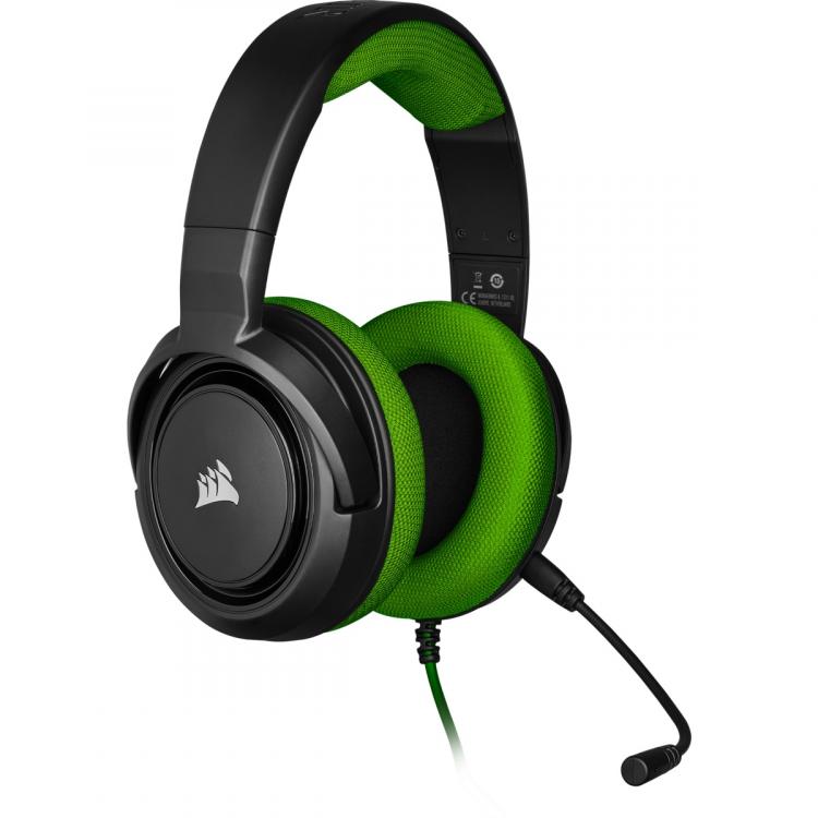 Tai nghe Corsair HS35 Stereo - Green