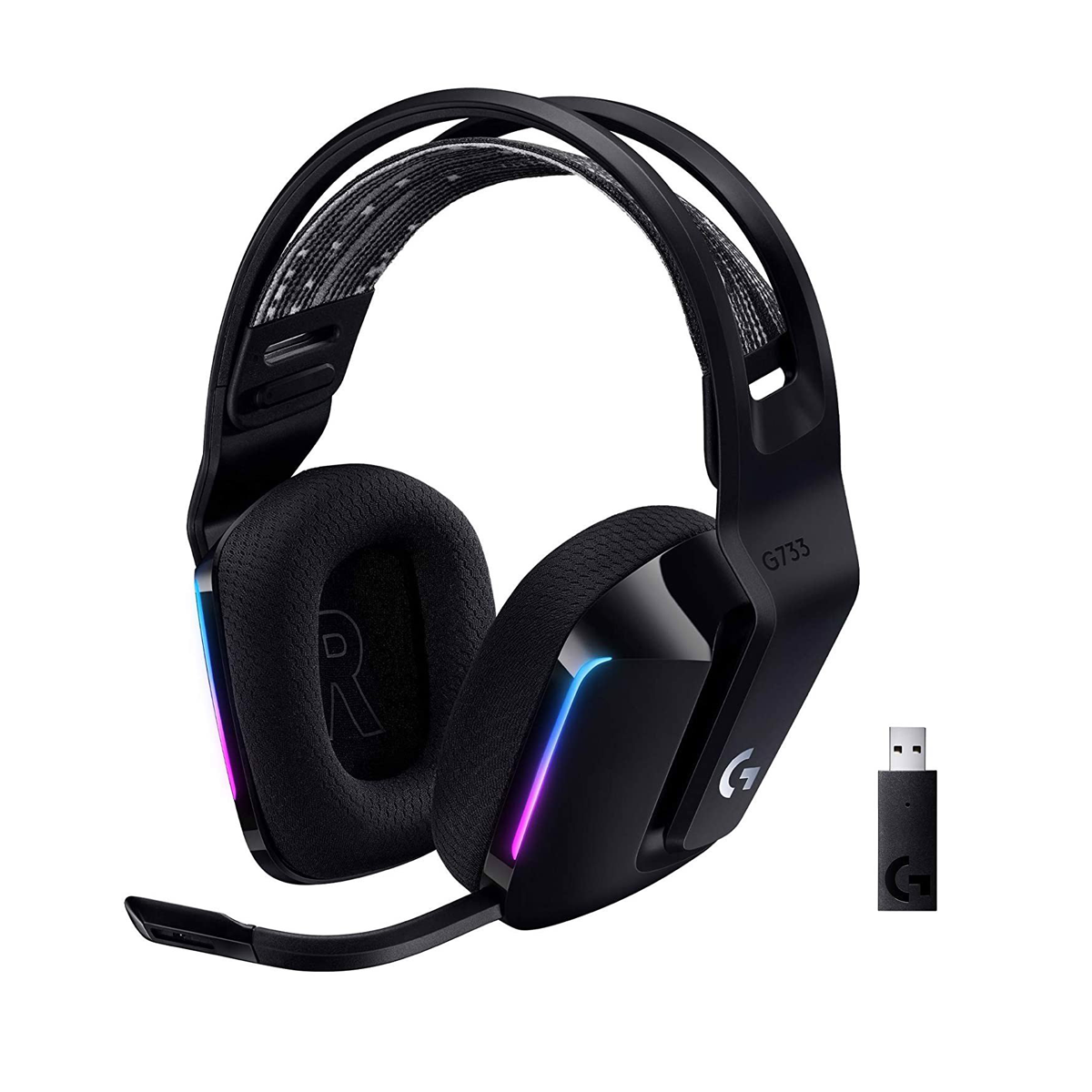 Tai nghe Gaming Logitech G733 LIGHTSPEED Wireless 7.1 RGB Black