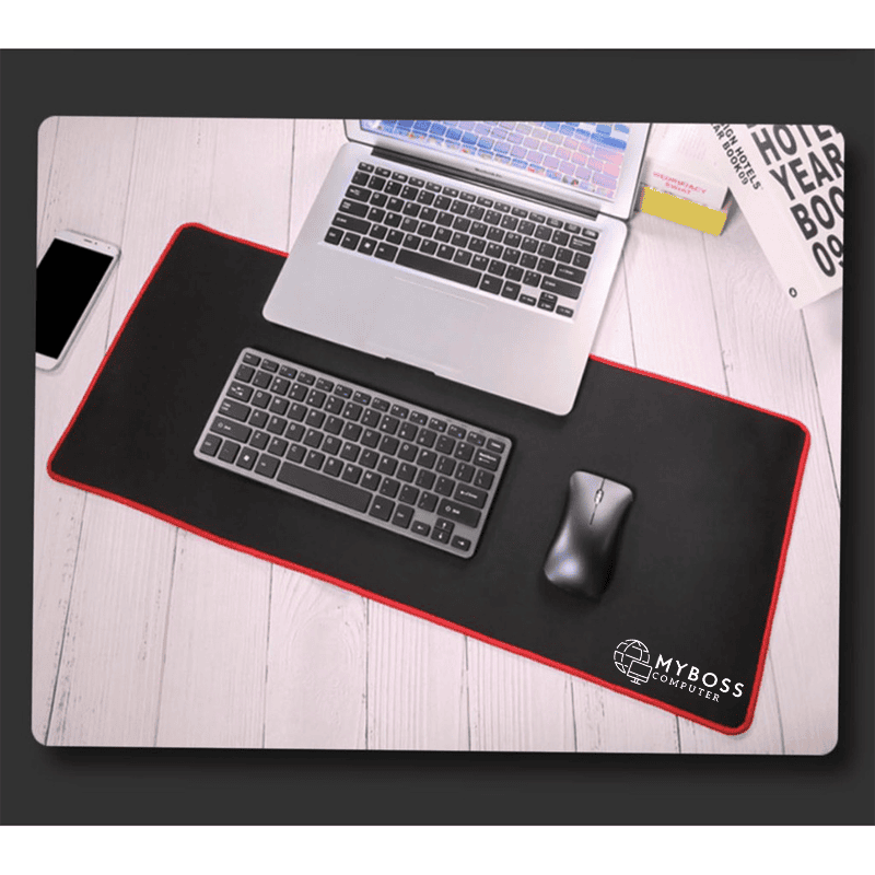 Bàn Di Chuột Màu Đen Viền Đỏ KT 800 x 300 x 3mm