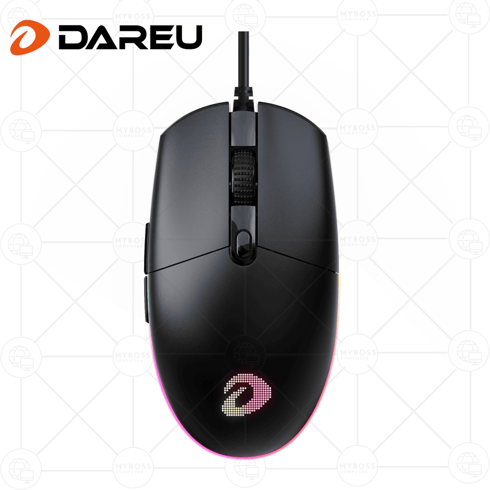 Chuột DareU EM911 RGB - Black