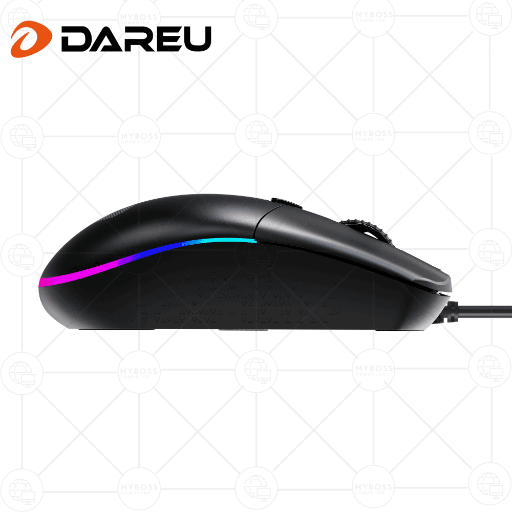 Chuột DareU EM911 RGB - Black