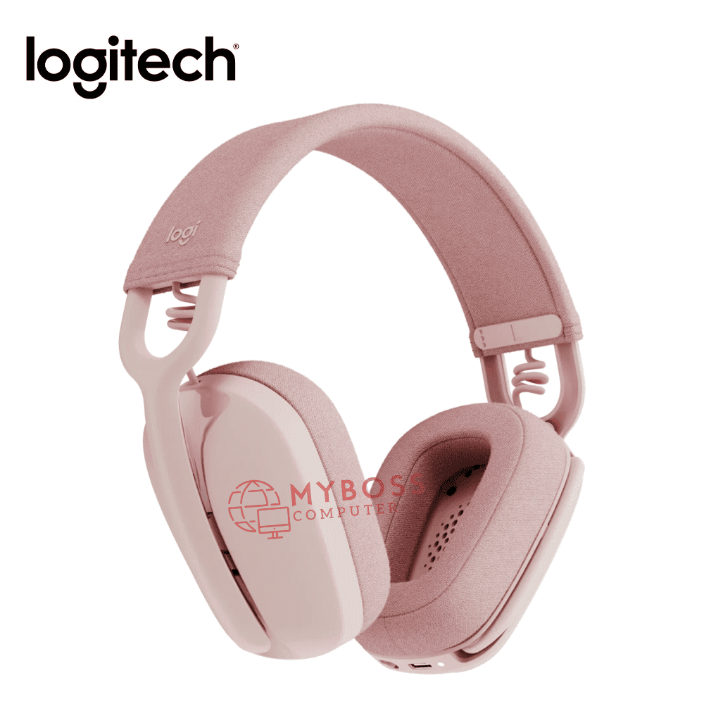Tai Nghe Không Dây Logitech Zone Vibe 100 - Rose Pink