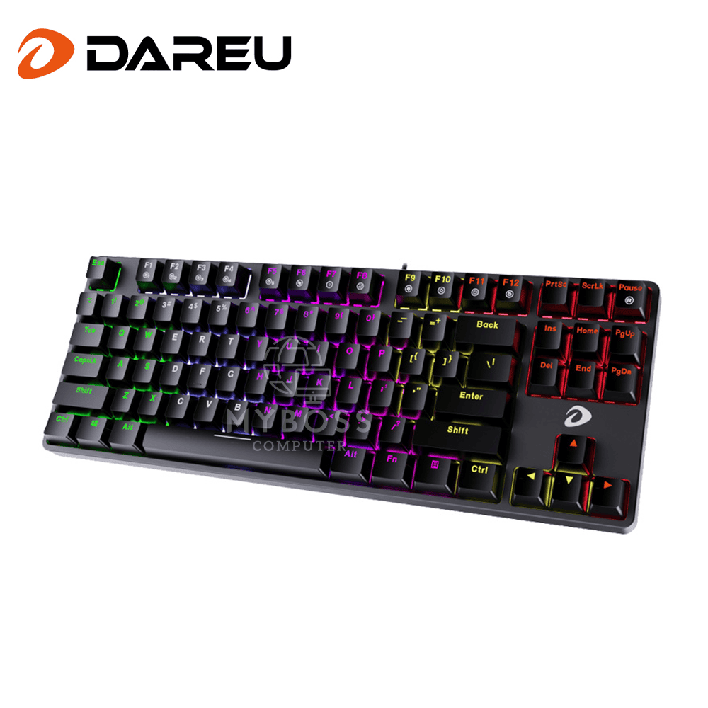 Bàn Phím Cơ DareU EK87 Black MULTI-LED - Brown Switch