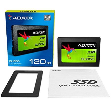 Ổ cứng SSD Adata SU650 120Gb SATA3 (Đọc 520MB/s - Ghi 450MB/s) 