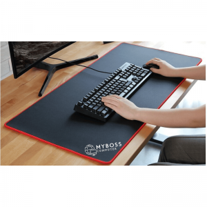 Bàn Di Chuột Màu Đen Viền Đỏ KT 800 x 300 x 3mm