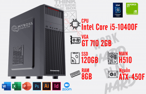 BỘ PC OFFICE I5-10400F - RAM 8G - SSD 120G - VGA GT 710 2G