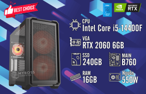 Bộ PC I5-14400F/ RAM 16GB/ SSD 240GB/ VGA RTX 2060 6GB