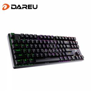 Bàn Phím Cơ DareU EK87 Black MULTI-LED - Blue Switch