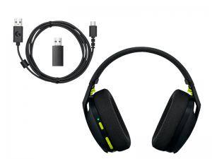 Tai Nghe Logitech G435 LightSpeed Wireless Black Neon Yellow