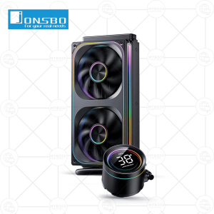 Tản Nhiệt Nước AIO Jonsbo TH-240 - Black (ARGB, Hiển Thị Nhiệt Độ)