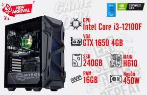 Bộ PC LOGAN V1 I3-12100F/ RAM 16G/ SSD 240G/ VGA GTX 1650 4G