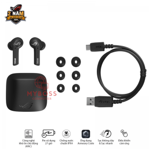 Tai nghe ASUS ROG Cetra True Wireless - Black