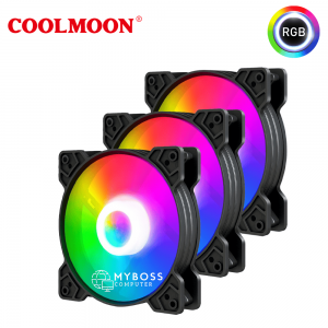 Fan Lẻ CoolMoon RGB/ 3 Fan/ Cắm Nguồn Trực Tiếp