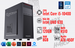 BỘ PC OFFICE I5-10400 - RAM 8G - SSD 120G - VGA UHD 630