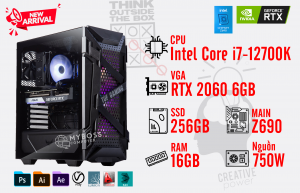 Bộ PC WORKSTATION I7-12700K - Ram 16G -  VGA RTX 2060