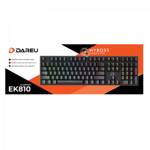 Bàn phím cơ DareU EK810 - Black MULTI-LED (Blue Switch)