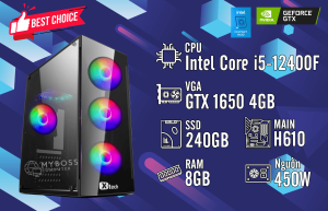Bộ PC GAMING I5-12400F/ RAM 8GB/ SSD 240GB/ VGA GTX 1650 4G