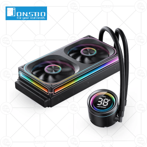 Tản Nhiệt Nước AIO Jonsbo TH-240 - Black (ARGB, Hiển Thị Nhiệt Độ)