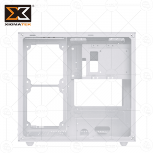 Vỏ Case XIGMATEK AQUA M LITE ARTIC 3GF (Tặng 3 Fan RGB)