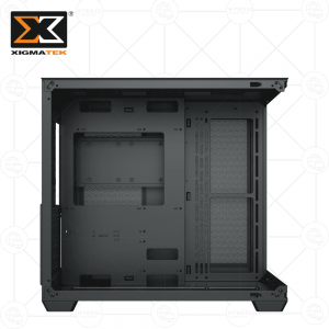 Vỏ Case XIGMATEK ALPHA PANO - Black (Tặng 3 Fan RGB)