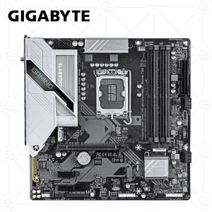 Mainboard Gigabyte B760M GAMING PLUS WIFI DDR4 (Intel B760, Socket 1700, m-ATX, 4 khe Ram DDR4, WIFI + Bluetooth)