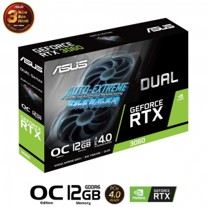 VGA ASUS DUAL RTX 3060 OC V2 Edition 12GB GDDR6