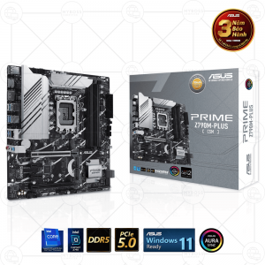 Mainboard ASUS PRIME Z790M-PLUS CSM DDR5 (Intel Z790, Socket 1700, m-ATX, 4 khe RAM DDR5)