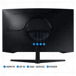 Màn Hình Cong Samsung Odyssey G5 G55C LS32CG552EEXXV 32in/ 2K/ VA/ 165Hz/ 1ms/ FreeSync/ HDR10