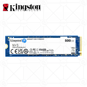 SSD Kingston NV3 500GB M.2 2280 Nvme PCIe Gen4 x4