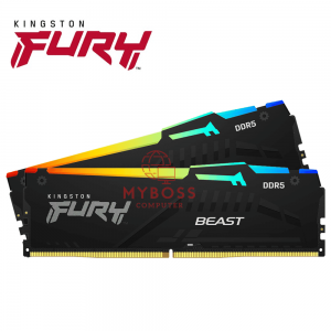 RAM Kingston FURY Beast RGB 64GB (32GB*2) DDR5 6000MHz