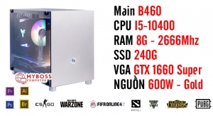 BỘ PC HTPC mini ITX I5-10400 - VGA GTX 1660 Super 6G