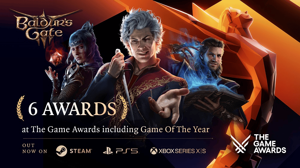 Baldur's Gate 3 cùng Alan Wake II thắng lớn ở The Game Awards 2023