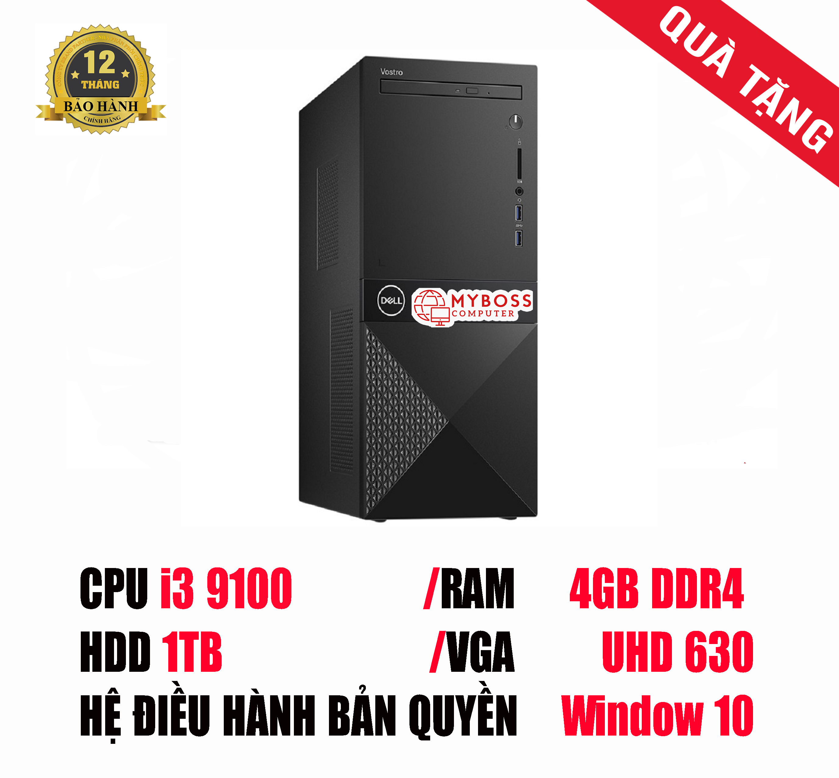 Máy tính đồng bộ Dell Vostro 3671 42VT370045 Mini Tower