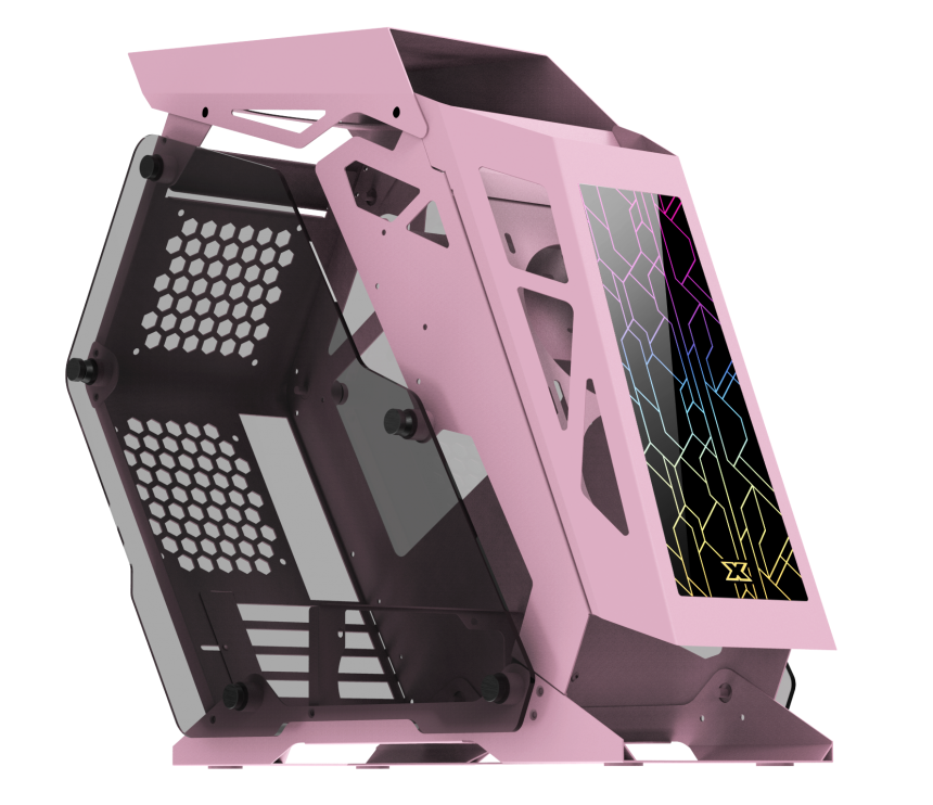 Vỏ Case XIGMATEK ZEUS M QUEEN SPECTRUM - PINK (EN44030)