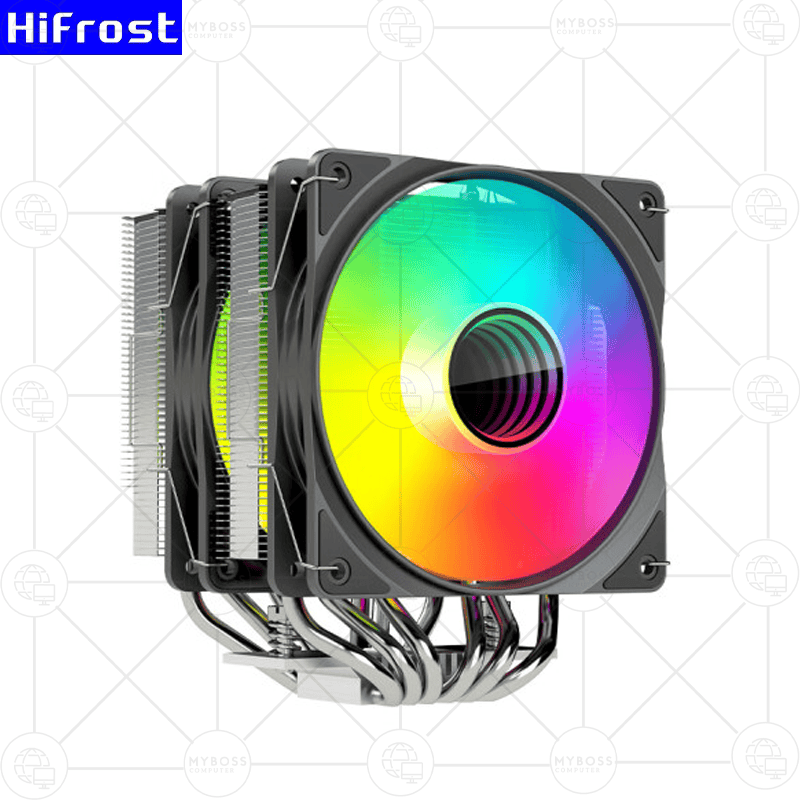 Tản nhiệt CPU Hifrost DT600 RGB - Black/ Dual Tháp
