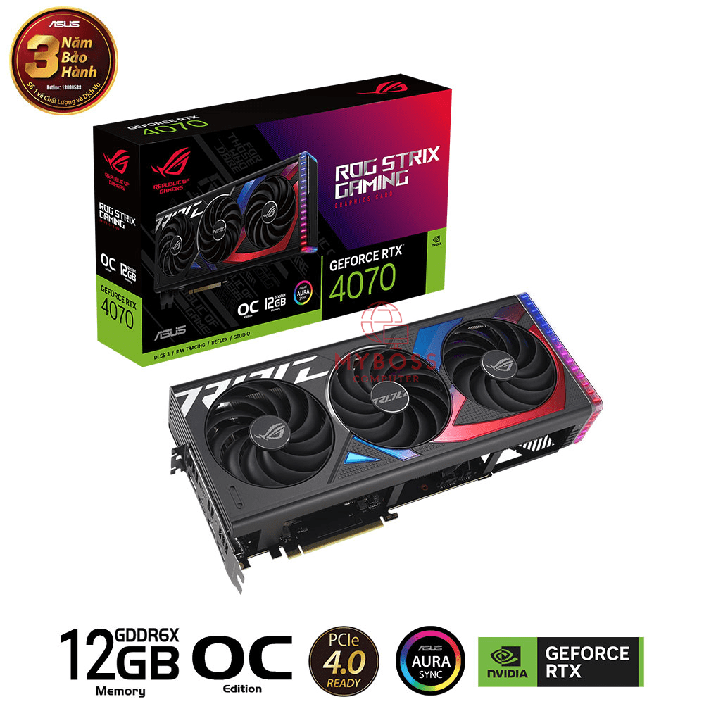 VGA ASUS ROG Strix RTX 4070 12GB GDDR6X OC Edition