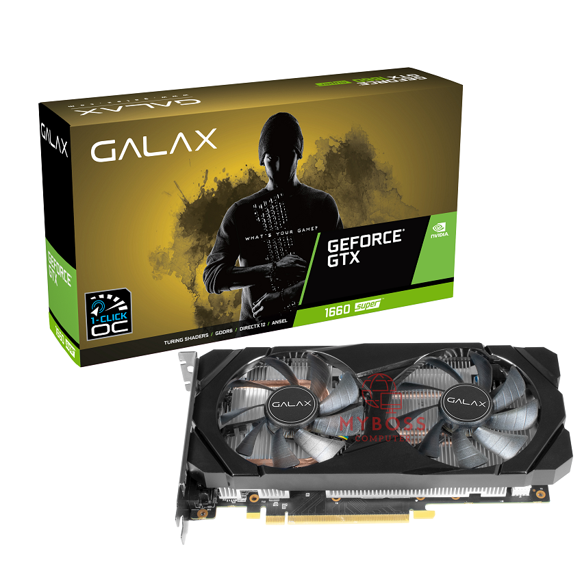 VGA GALAX GTX 1660 Super 1-CLICK OC 6G