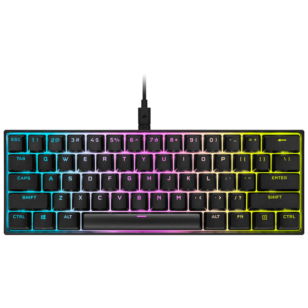 Bàn phím cơ Corsair K65 RGB MINI/ MX SPEED - Black