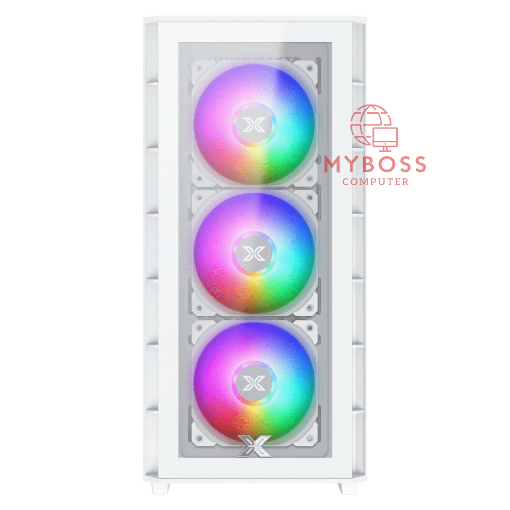 Vỏ Case XIGMATEK ELITE 1 ARTIC 3F - White (Tặng 3 Fan Led RGB)