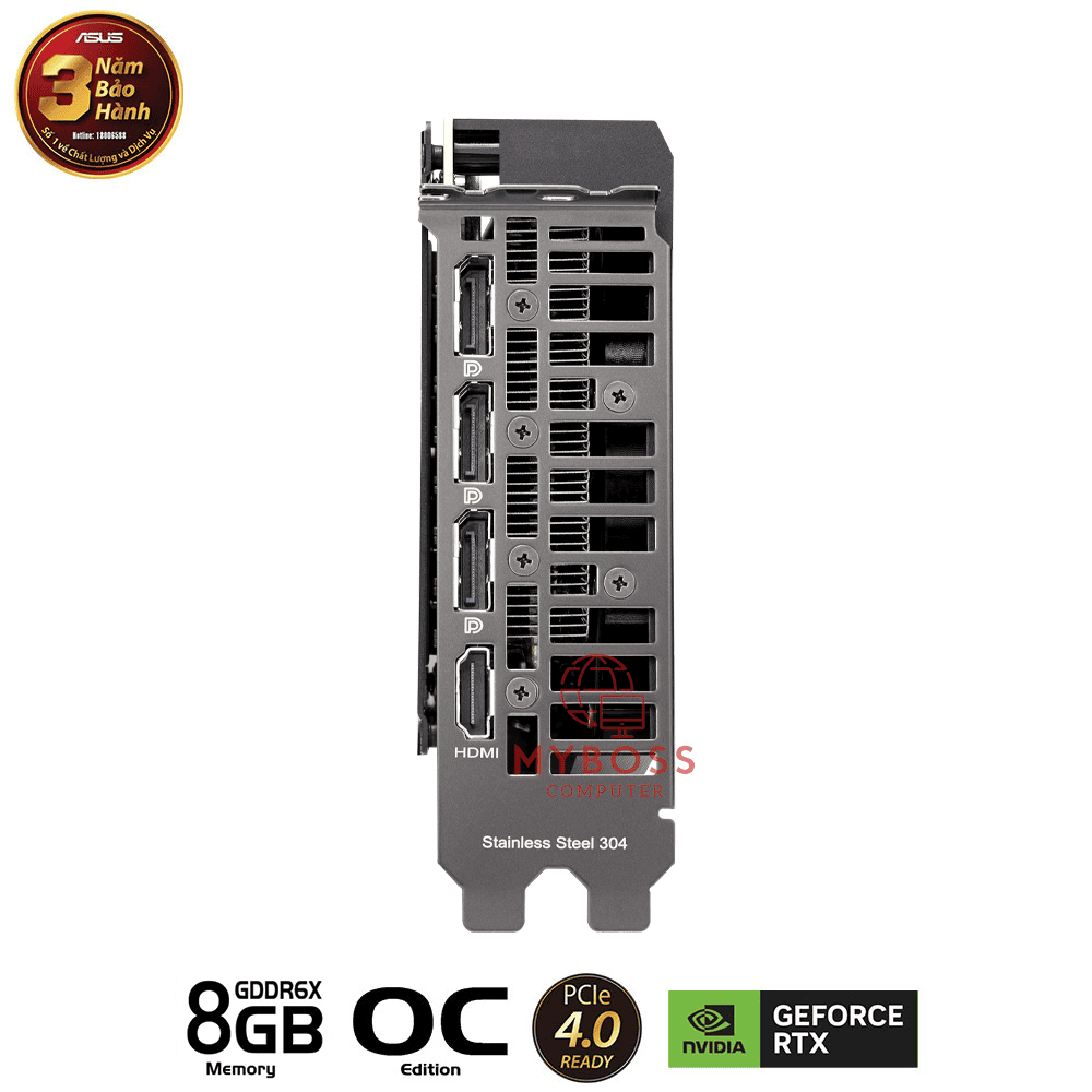 VGA ASUS DUAL RTX 3060 Ti OC Edition 8GB GDDR6X