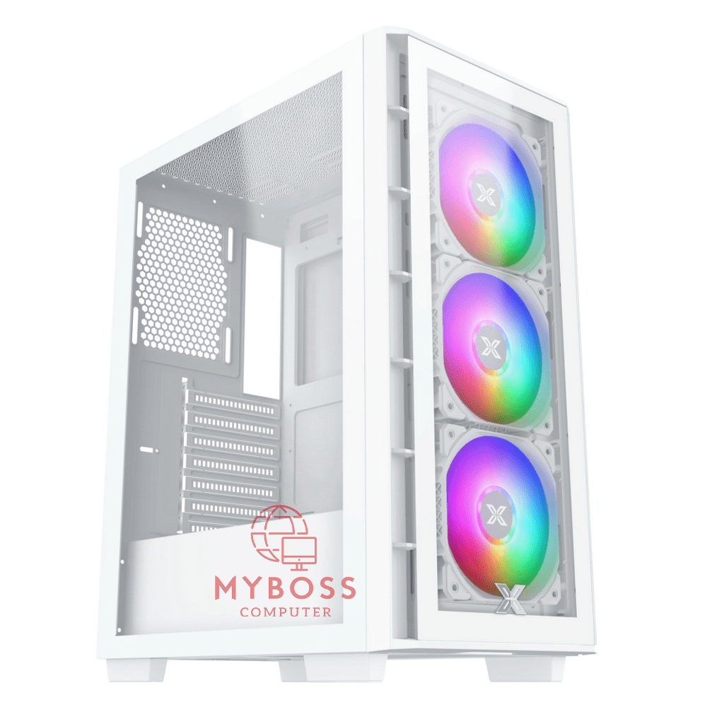 Vỏ Case XIGMATEK ELITE 1 ARTIC 3F - White (Tặng 3 Fan Led RGB)